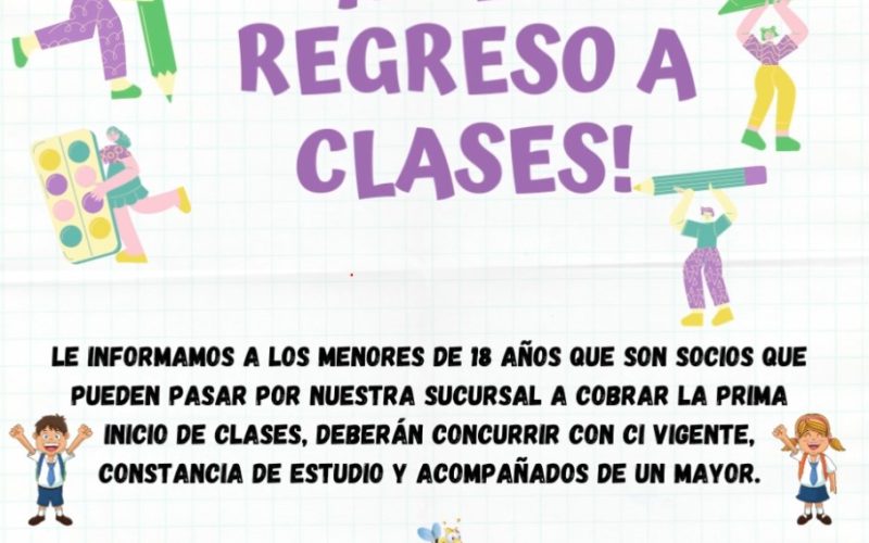 Feliz Regreso a Clases